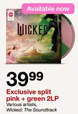 Target Wicked: The Soundtrack offer