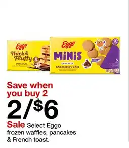 Target Select Eggo frozen waffles, pancakes & French toast offer