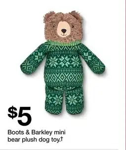 Target Boots & Barkley mini bear plush dog toy† offer