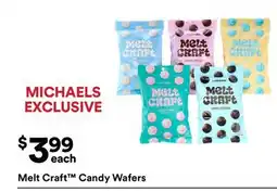 Michaels melt Craft Candy Wafers offer