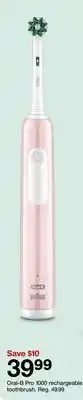 Target Oral-B Pro 1000 rechargeable toothbrush offer