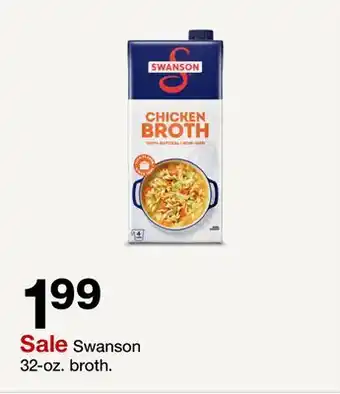 Target Swanson 32-oz. broth offer