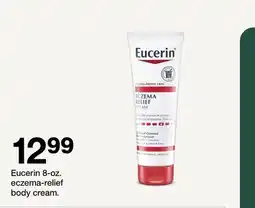 Target Eucerin 8-oz. eczema-relief body cream offer