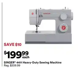 Michaels SINGer 4411 Heavy-Duty Sewing machine offer