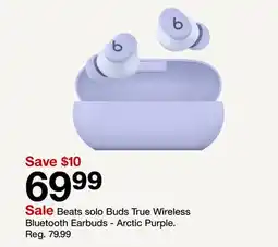 Target Beats Solo Buds True Wireless Bluetooth earbuds - Artic Purple offer