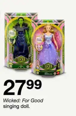 Target Wicked: For Good singing doll offer