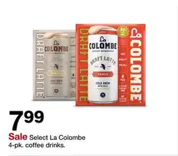 Target Select La Colombe 4-pk. coffee drinks offer