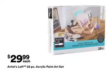 Michaels Artist's Loft 28 pc. Acrylic Paint Art Set offer