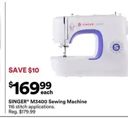 Michaels SINGer m3400 Sewing machine offer