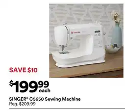 Michaels SINGER C5650 SEWING MACHINE offer