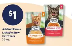 Family Dollar Ashland Farms Lickable Stew Cat Treats offer