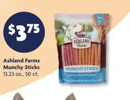 Family Dollar Ashland Farms Munchy Sticks offer