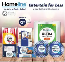 Family Dollar Select Homeline Products offer