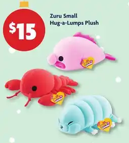Family Dollar Zuru Small Hug-a-Lumps Plush offer