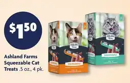 Family Dollar Ashland Farms Squeezable Cat Treats offer