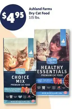 Family Dollar Ashland Farms Dry Cat Food offer