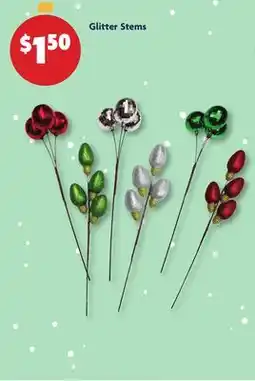 Family Dollar Glitter Stems offer