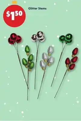 Family Dollar Glitter Stems offer