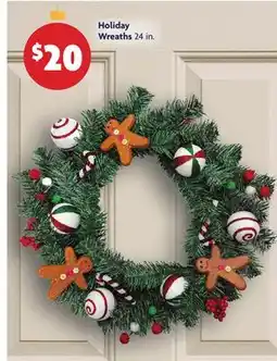 Family Dollar Holiday Wreaths offer