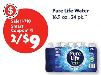 Family Dollar Pure Life Water offer