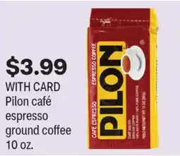 CVS Pilon café espresso ground coffee offer