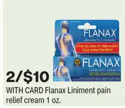 CVS Flanax Liniment pain relief cream offer