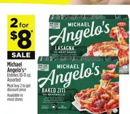 Dollar General Michael Angelo's Entrées offer