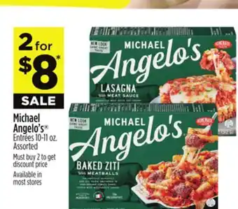 Dollar General Michael Angelo's Entrées offer