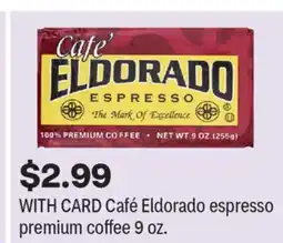 CVS Café Eldorado espresso premium coffee offer