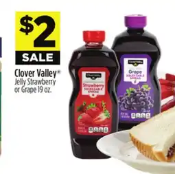 Dollar General Clover Valley Jelly Strawberry or Grape offer