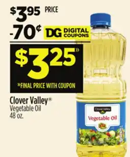 Dollar General Clover Valley Vegetable Oil offer