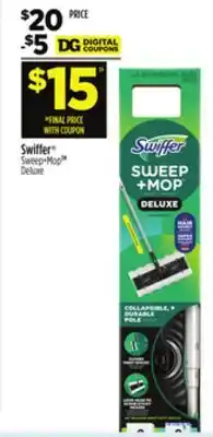 Dollar General Swiffer Sweep+Mop Deluxe offer