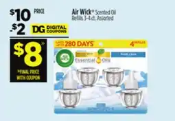 Dollar General Air Wick Scented Oil Refills offer