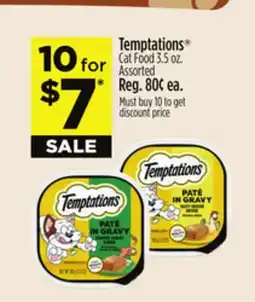 Dollar General Temptations Cat Food offer