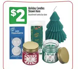 Dollar General Holiday Candles Shown Here offer