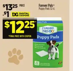 Dollar General Forever Pals Puppy Pads offer