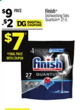Dollar General Finish Dishwashing Tabs Quantum offer