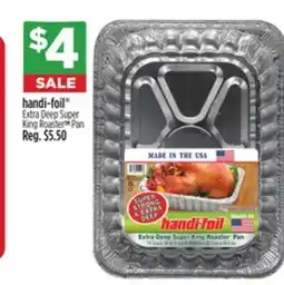 Dollar General handi-foil Extra Deep King Roaster Pan offer