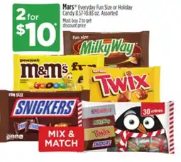 Dollar General Mars Everyday Fun Size or Holiday Candy offer