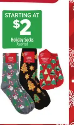 Dollar General Holiday Socks offer