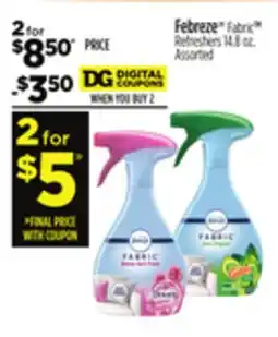 Dollar General Febreze Fabric Refreshers offer