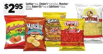 Dollar General Santitas Chester's , Munchos , Baken-Ets or Sabritones offer