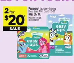 Dollar General Pampers Easy Ups Training Pants offer