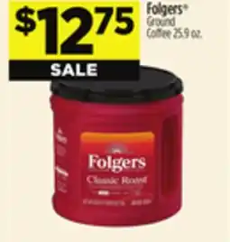 Dollar General Folgers Ground Coffee offer