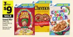 Dollar General General Mills LARGE SIZE Cereal offer