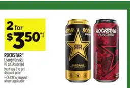 Dollar General ROCKSTAR Energy Drinks offer