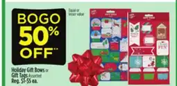 Dollar General Holiday Gift Bows or Gift Tags offer