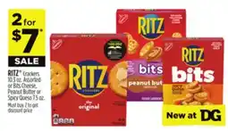 Dollar General RITZ Crackers offer