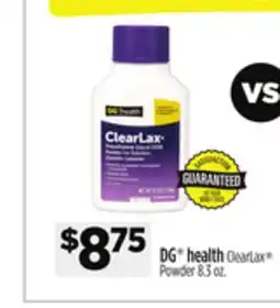 Dollar General DG health ClearLax Powder offer