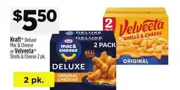Dollar General Kraft Deluxe Mac & Cheese or Velveeta Shells & Cheese offer